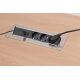 6. Indesk Power 3x 2xUSB Desktop-Steckdosenleiste