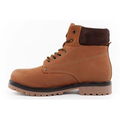 2. Wrangler Herren-Winterstiefel, gefütterte Leder-Trekkingschuhe, hohe Stiefeletten