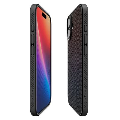 6. Spigen Liquid Air Case für iPhone 17 - Mattschwarz