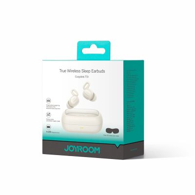 6. Joyroom JR-TS1 Cozydots Series Kabellose TWS-Kopfhörer mit aktiver Geräuschunterdrückung (ANC) und Bluetooth 5.3 – Weiß