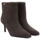 4. Damen-Ankle-Boots aus Leder mit niedrigem Absatz, Wildleder, braun, Big Star UU274492
