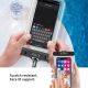 2. Tech-Protect Waterproof Case UWC7 wasserdichte Abdeckung für Geräte bis 6,9 Zoll – Schwarz und Orange