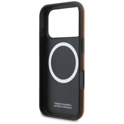 7. BMW M FW MagSafe Hülle mit Metalllogo für iPhone 17 Pro – Orange
