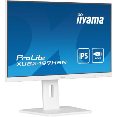 5. LCD-Monitor 23,8" iiyama ProLite XUB2497HSN-W2 60,5 cm 1920 x 1080 Pixel Full HD LED Weiß