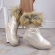Big Star W INT1924B beige Fell Plateau Schneestiefel