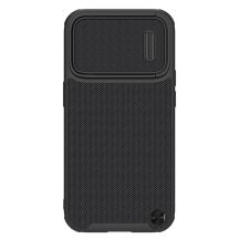 Nillkin Textured S Case iPhone 14 Pro Panzerhülle mit Kameraabdeckung, schwarz