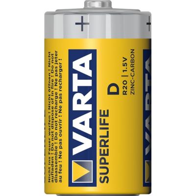 2. VARTA Superlife R20 D Zink-Kohle-Akkumulator (Zn-C; x 2)