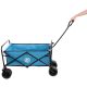 6. Deluxe Faltbarer Reise- und Strandbuggy 66x48x90cm mit Griff, Blau