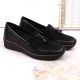 14. Rieker W RKR395 schwarze Keilschuhe