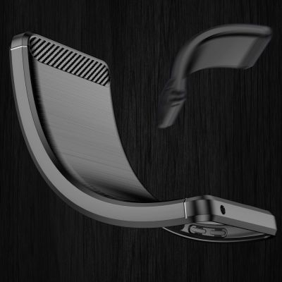 8. Carbon Case Flexible Cover Realme 9 Pro schwarz