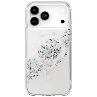 Uniq Coehl Crystelle Hülle für iPhone 17 Pro Max Magnetic Charging - Silber