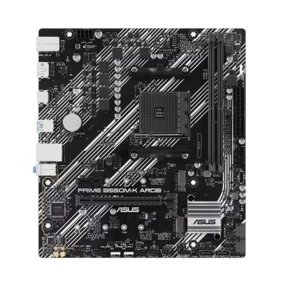8. ASUS PRIME B550M-K ARGB AMD B550 Sockel AM4 Micro-ATX
