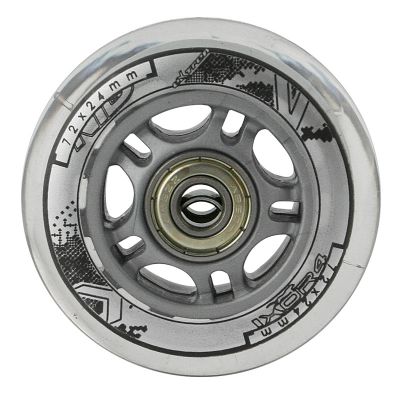 11. PU 72x24 82A TRANSPARENT (4 Stk.) + ABEC-7 (8 Stk.) NILS EXTREME SET