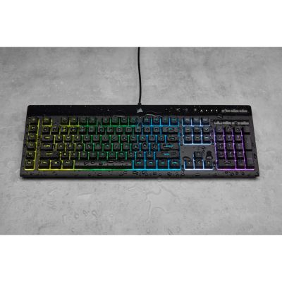 10. Corsair K55 RGB PRO Gaming-Tastatur USB QWERTZ Deutsch Schwarz