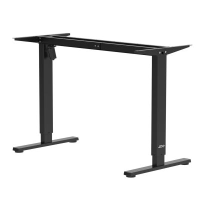 4. ERGO OFFICE ELEKTRISCHER SCHREIBTISCH, HÖHENVERSTELLBAR BIS 1160 MM, MAX. 80 KG, OHNE TISCHPLATTE, FÜR ARBEIT IM SITZEN UND STEHEN, SCHWARZ ER-400 B