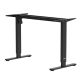 4. ERGO OFFICE ELEKTRISCHER SCHREIBTISCH, HÖHENVERSTELLBAR BIS 1160 MM, MAX. 80 KG, OHNE TISCHPLATTE, FÜR ARBEIT IM SITZEN UND STEHEN, SCHWARZ ER-400 B