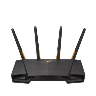 4. ASUS TUF Gaming AX3000 V2 WLAN-Router Gigabit Ethernet Dualband (2,4 GHz/5 GHz) Schwarz, Orange