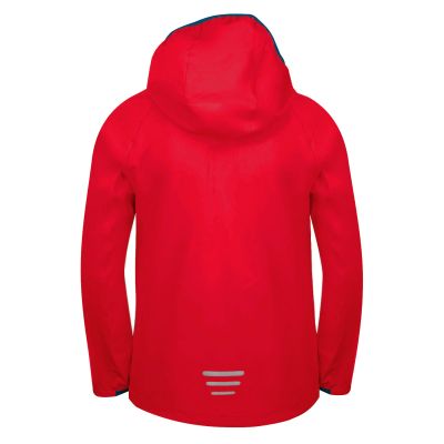 2. Trollkids Kids Kvalvika Jacket rote Softshelljacke mit Kapuze für Mädchen/Jungen (328-414)
