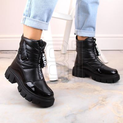 9. Filippo W PAW498A isolierte Schneestiefel mit Reißverschluss, schwarz