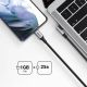 4. Ugreen US334 70645 USB-C (gewinkelt) / USB-C (gerade) Kabel 100 W PD 2 m – schwarz