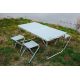 7. Camping-Set: Tisch und 4 Stühle, zusammenklappbar in einem Koffer