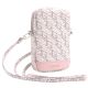 3. Guess Zip GCube Bottom Stripe Handytasche – Rosa