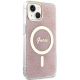 4. Guess IML 4G MagSafe Hülle für iPhone 15 / 14 / 13 – Rosa