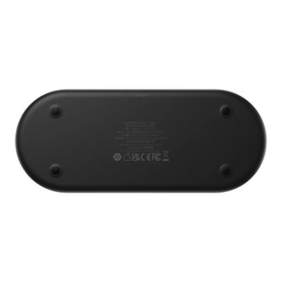 7. Baseus Digital LED Display Dual Wireless Ladegerät mit Digitalanzeige 20W schwarz (WXSX010101)