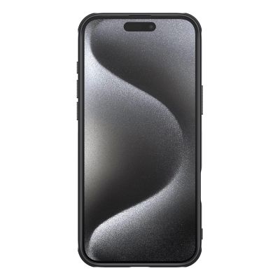 4. Nillkin Super Frosted Shield Pro Hülle für iPhone 16 Pro – Schwarz