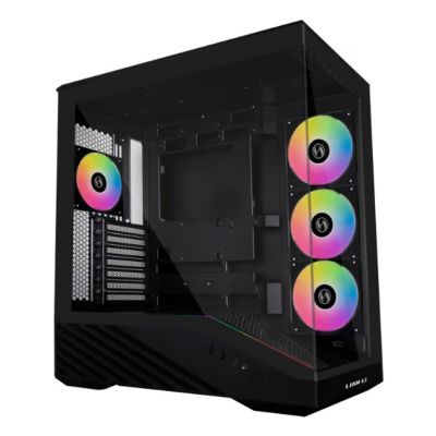 17. Lian Li Vector V100 PC-Gehäuse, Midi-Tower, ATX, RGB, gehärtetes Glas
