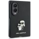 3. Karl Lagerfeld Saffiano Karl&Choupette Pin Case für Samsung Galaxy Z Fold 8 - Schwarz