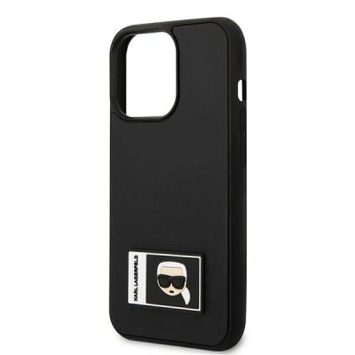 6. Karl Lagerfeld Ikonik Patch Case für iPhone 13 Pro / iPhone 13 - Schwarz