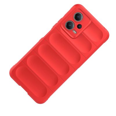 10. Magic Shield Hülle für Xiaomi Redmi Note 12 5G / Poco X5 5G Flexible Panzerabdeckung Rot
