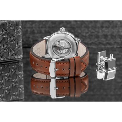 7. Herrenarmbanduhr ZEPPELIN New Captain's Line Automatic 8662-1 + BOX