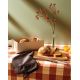 2. Alessi BG03 WG Mattina Brotkasten, Stahl-Bambus-Holz, Warmgrau