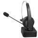 9. LogiLink BT0059 Kopfhörer/Headset Kabelloses Kopfband Bluetooth-Ladegerät für Büro/Callcenter Schwarz