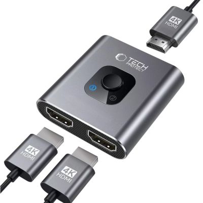 2. Tech-Protect HB07 HUB Adapter 2in1 HDMI 4K 60HZ - grau