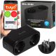 BLOW SMART DOPPELSTECKDOSEN-KONTROLLE MIT WLAN-FUNKTION TUYA SCHWARZ