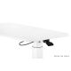 3. Schreibtisch/Tisch mit verstellbarer Höhe, Laptoptisch, weiß