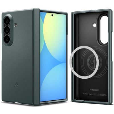 2. Spigen Air Fit Pro Magsafe Hülle für Samsung Galaxy Z Fold 8 Ultra – Dunkelgrün