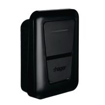 EVCS Hager witty one 11kW 3f RFID Bluetooth-Ladestation mit T2-Steckdose