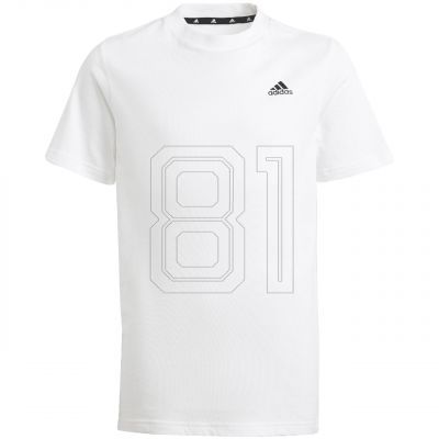 adidas Essentials Baumwoll-T-Shirt mit kleinem Logo Jr IB4093