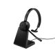 Jabra Evolve 65 TE Headset, kabelgebunden & kabellos, Kopfbügel, Büro/Callcenter, USB Typ-A, Bluetooth-Ladeschale, Schwarz