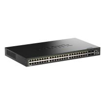 D-Link DGS-1530-52P/E Managed Network Switch L2 Gigabit Ethernet (10/100/1000) PoE-Unterstützung Schwarz