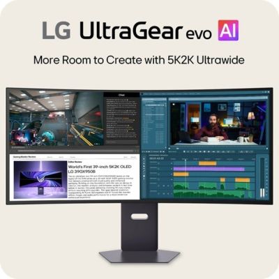 6. LG 39GX950B-B Computermonitor 99,1 cm (39 Zoll) 5120 x 2160 Pixel 5K Ultra HD OLED Schwarz