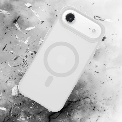 25. 3mk Smoke MagCase für iPhone Air - Weiß-Transparent