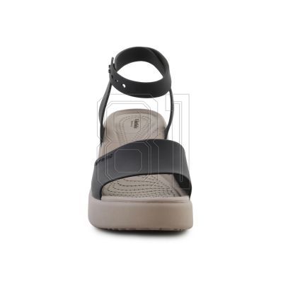 3. Crocs Brooklyn Ankle Strap Wedge W 209406-07H Sandalen