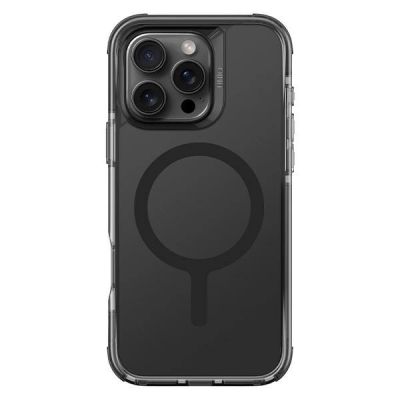 2. Uniq Combat iPhone 16 Pro 6,3" Hülle Magclick Charging Schwarz/Carbon Schwarz