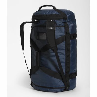 5. The North Face Base Camp Duffel L Sporttasche 95 l Polyester Schwarz, Marineblau (Marineblau)