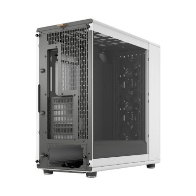 9. Fractal Design North XL RC Chalk TG Transparentes Gehäuse, Midi-Tower, ATX, gehärtetes Glas – Weiß